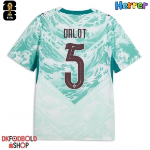 Portugal Diogo Dalot #5 Udebanetrøje VM 2026 Kort ærmer Portugal Diogo Dalot #5 Udebanetrøje VM 2026 Kort ærmer